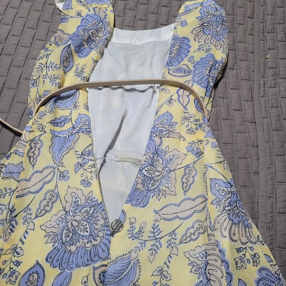 Tommy Hilfiger summer yellow dress size S - Picture 6 of 16